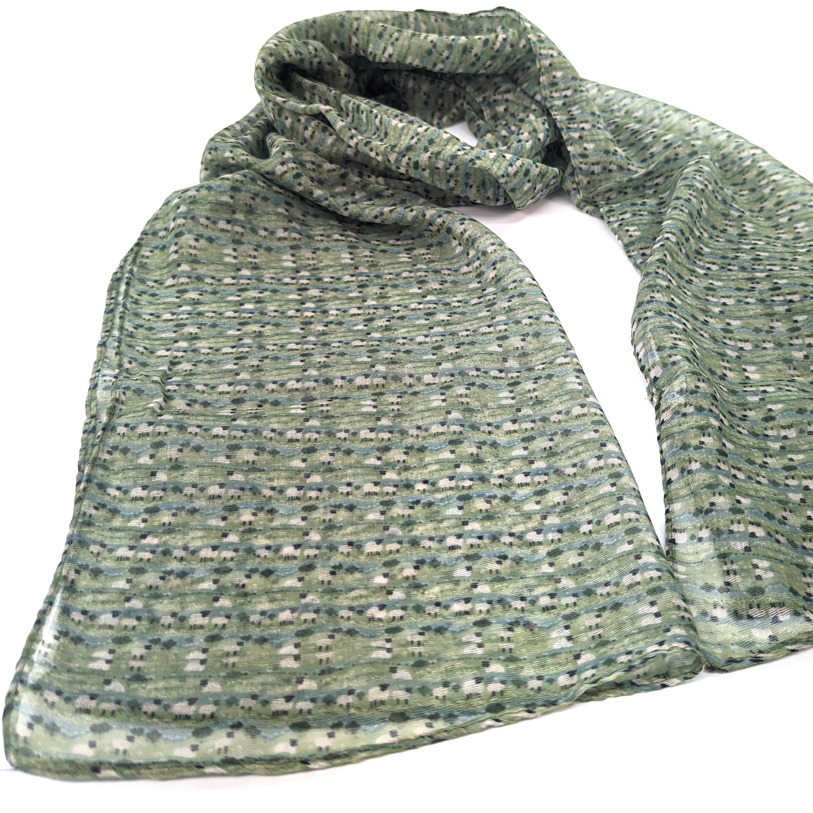 Exclusive Meadow of Sheep Scarf - Soft Wool Winter Wrap for Women & Men | Perfect for Cold Weather, Outdoor Activities & Fashion Accessories