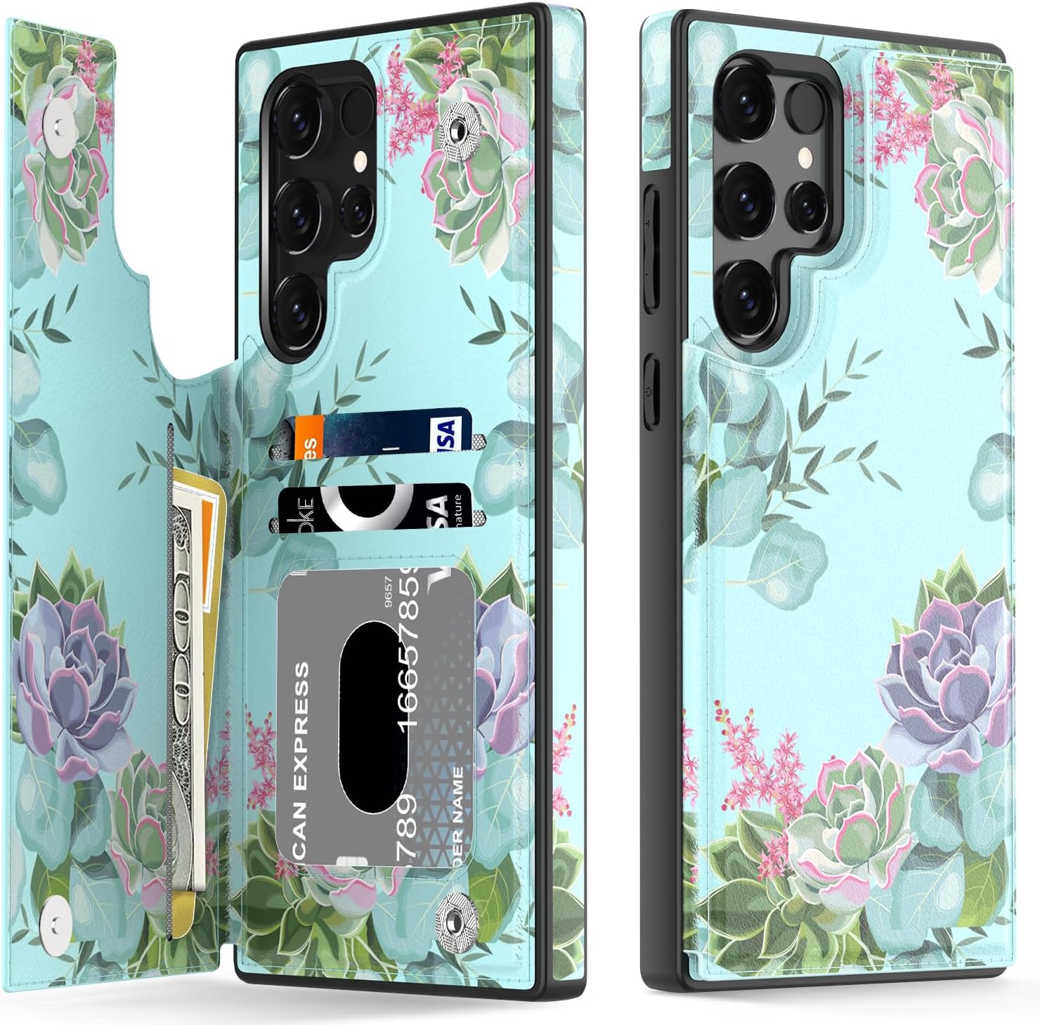 Samsung Galaxy S25 Plus Phone Case with Floral Design - Slim Protective Cover for Shock Absorption & Scratch Resistance - Perfect for Daily Use, Travel & Outdoor Activities