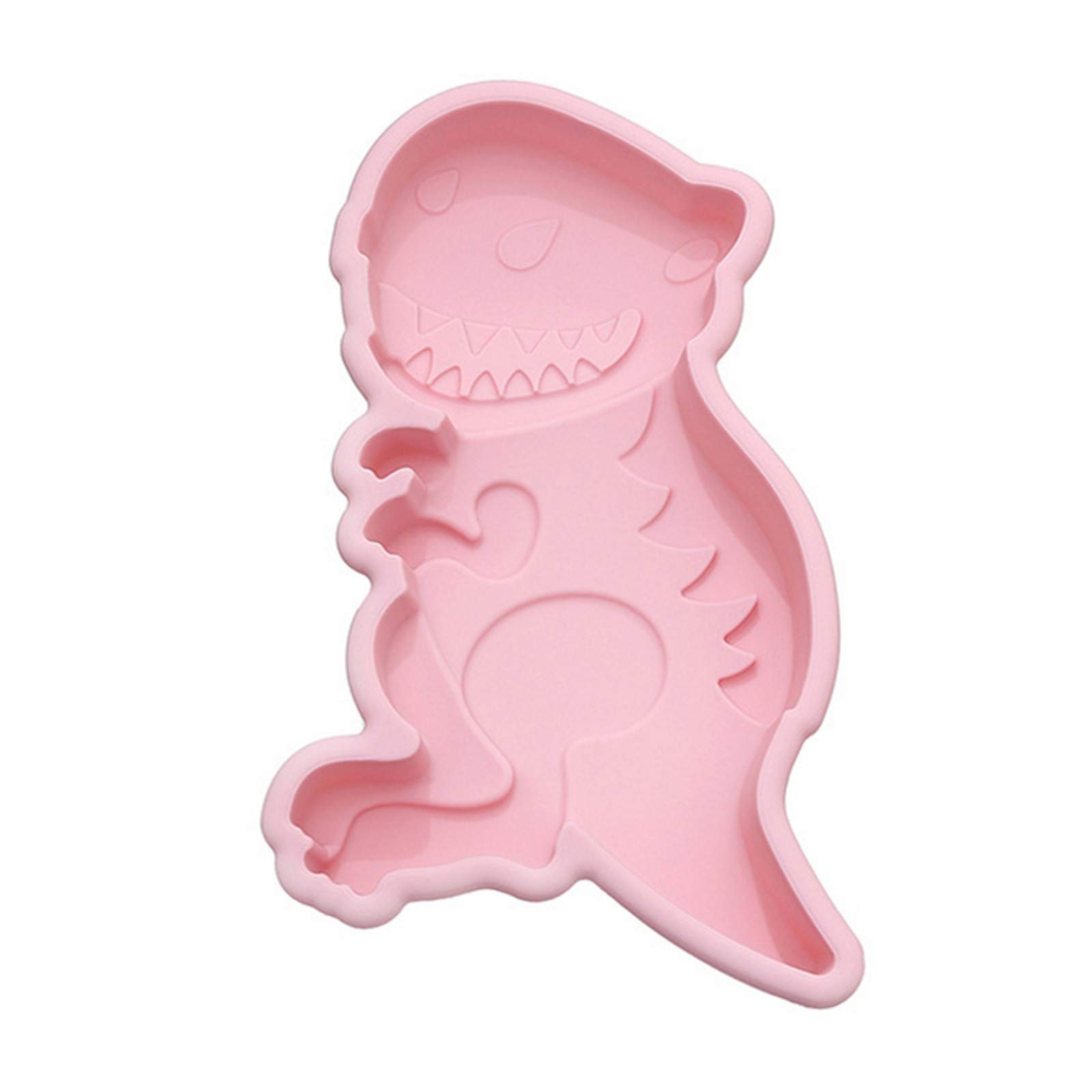 Easter Bunny Alpaca Egg Silicone Mold - 3D Non-Stick Chocolate Cake Baking Tool for DIY Jelly Candy Pudding Fondant - Easy to Clean & Reusable (Pink Dinosaur) - Perfect for Easter Party Treats, Holiday Baking & Kids Dessert Making