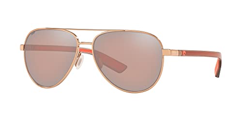 Shiny Rose Gold/Copper Silver Mirrored Polarized