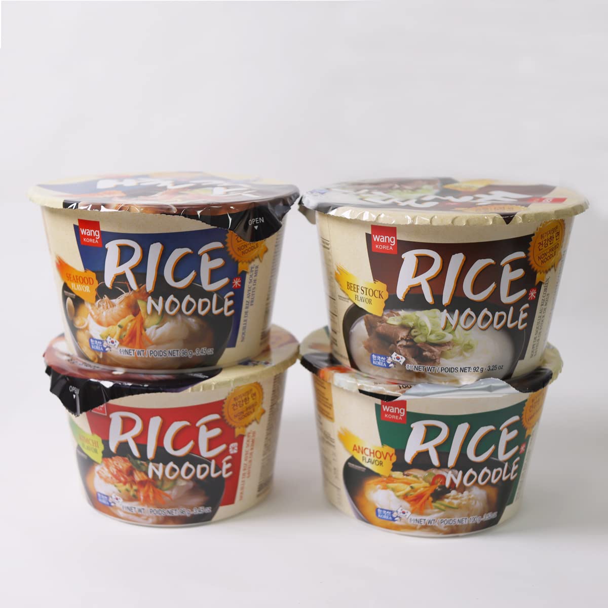Premium Wang Rice Noodle Soup - Authentic Korean Gomtang Flavor (6-Pack) | Instant Noodle Meal for Quick Lunch, Office Snack & Asian Food Lovers