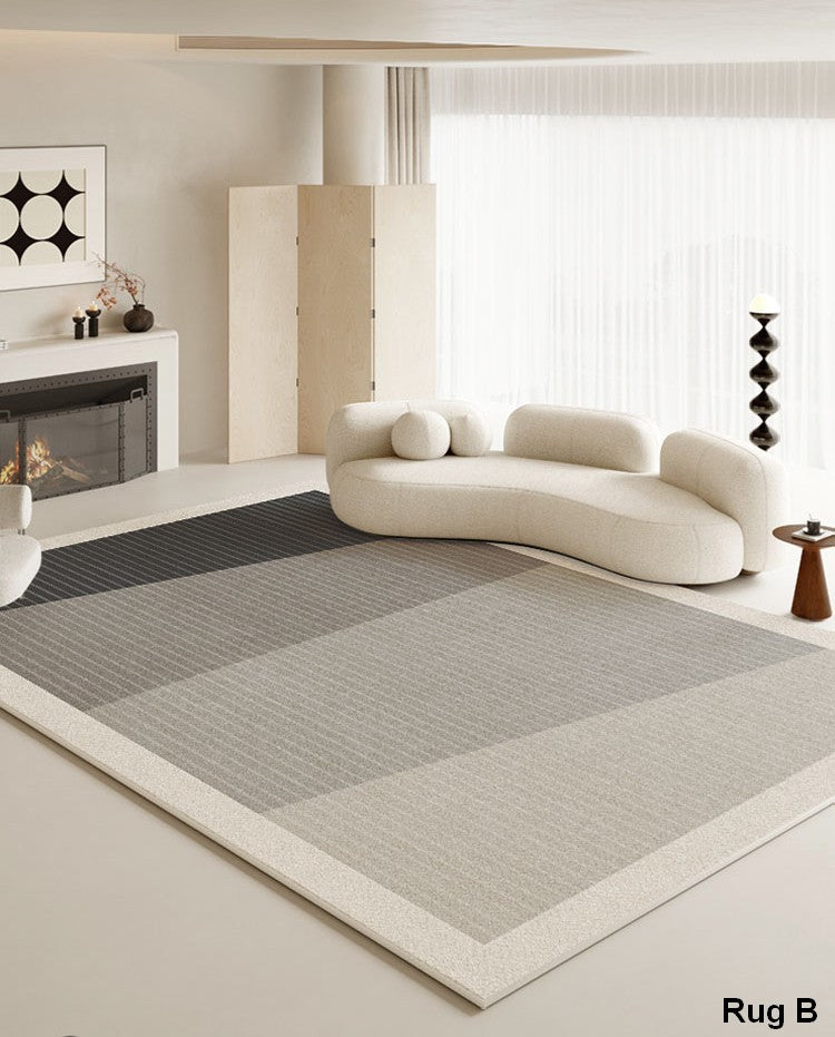 Modern Fluffy Area Rugs for Bedroom, Living Room & Office - Soft Contemporary Floor Rug for Under Sofa, Large Non-Slip Home Decor - Perfect for Cozy Spaces & High-Traffic Areas