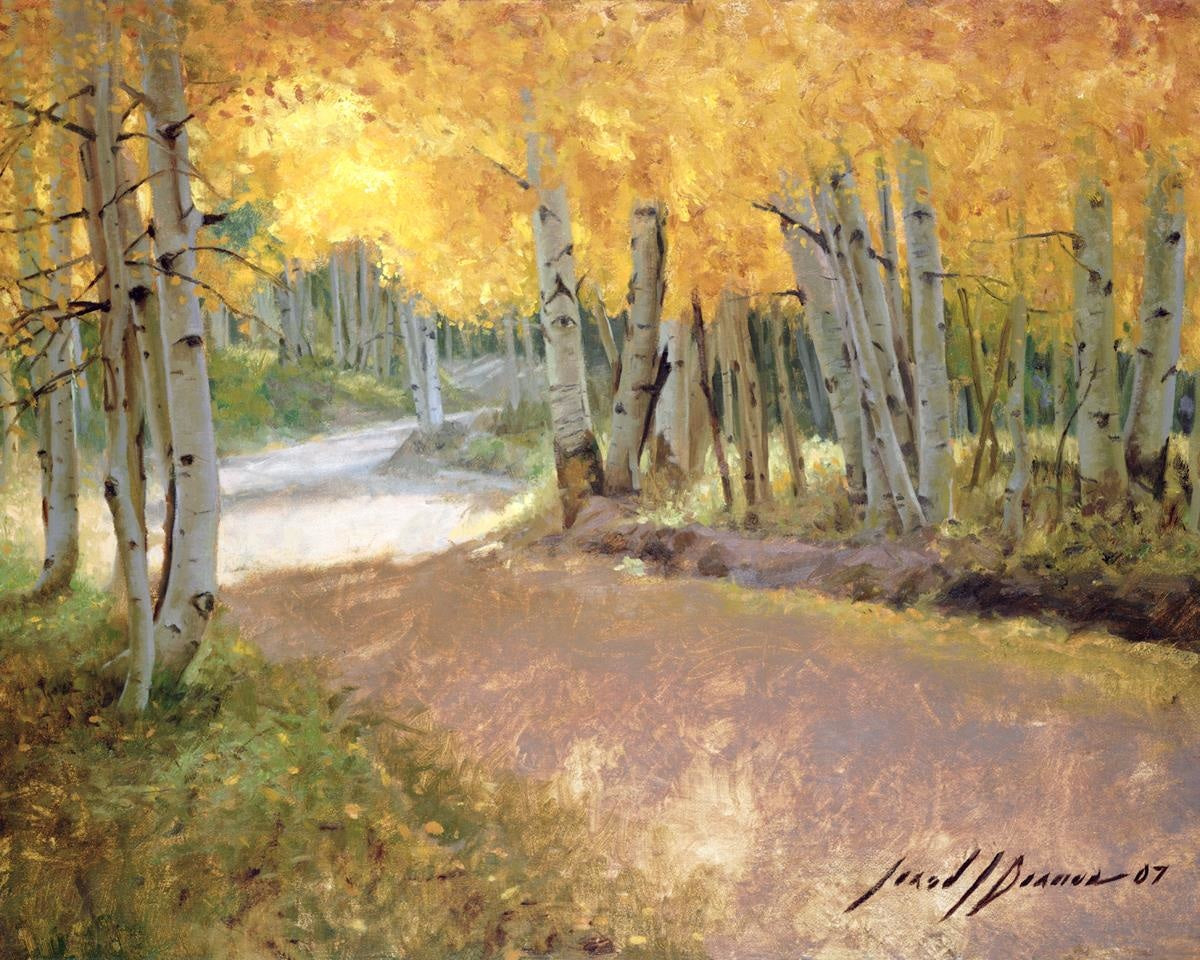 Golden Morning by Jared Barnes - Premium Home Decor for Living Room & Bedroom - Perfect for Cozy Spaces & Relaxing Ambiance