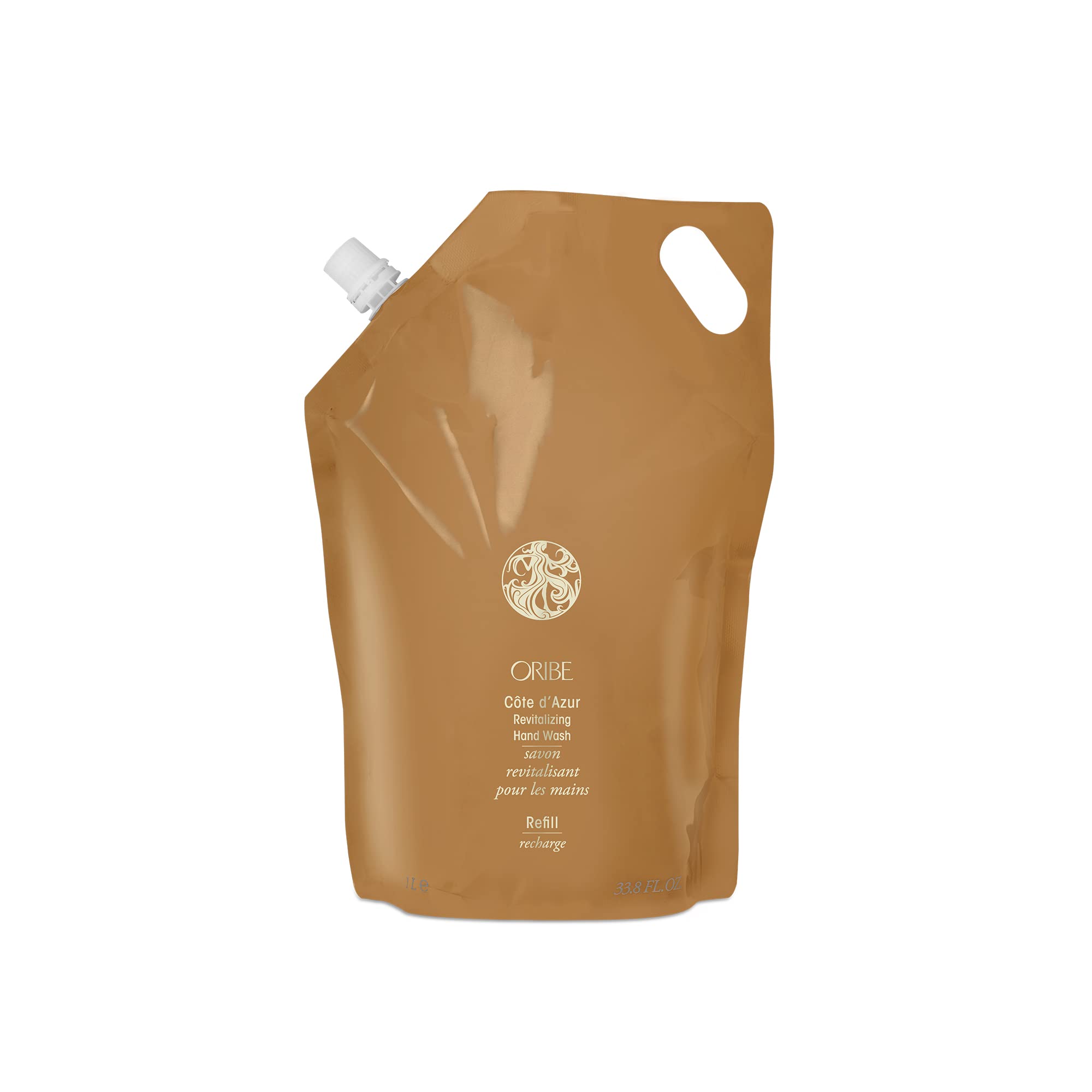 ORIBE Cote d'Azur Luxury Hand Wash Refill Pouch - 33.8oz | Sulfate-Free, Moisturizing Liquid Soap for Soft Skin | Home, Bathroom & Spa Use