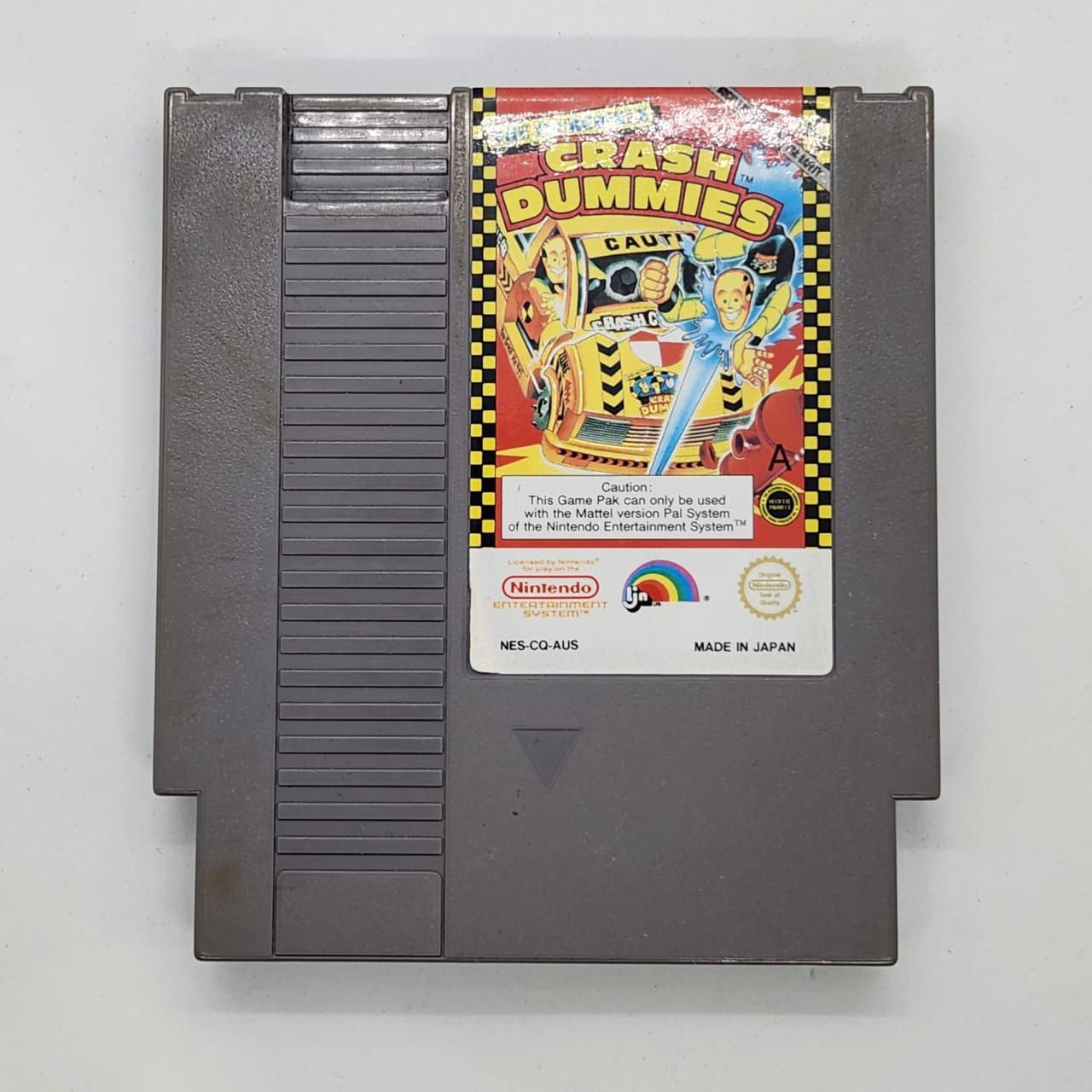 Crash Dummies Nintendo NES Game - Classic Retro Video Game for Nintendo Entertainment System (PAL Version) - Perfect for 80s Nostalgia & Retro Gaming Parties