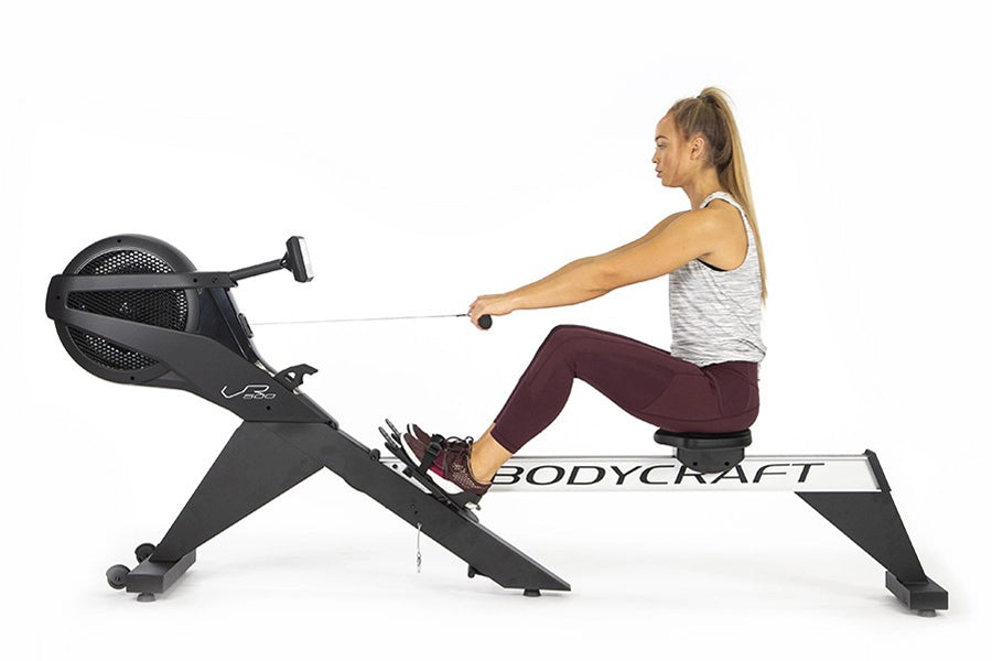 BodyCraft VR500 Pro Rowing Machine for Home Gym - Magnetic Rower with LCD Display, 16 Resistance Levels | Perfect for Cardio Workouts, Full Body Training & Indoor Fitness