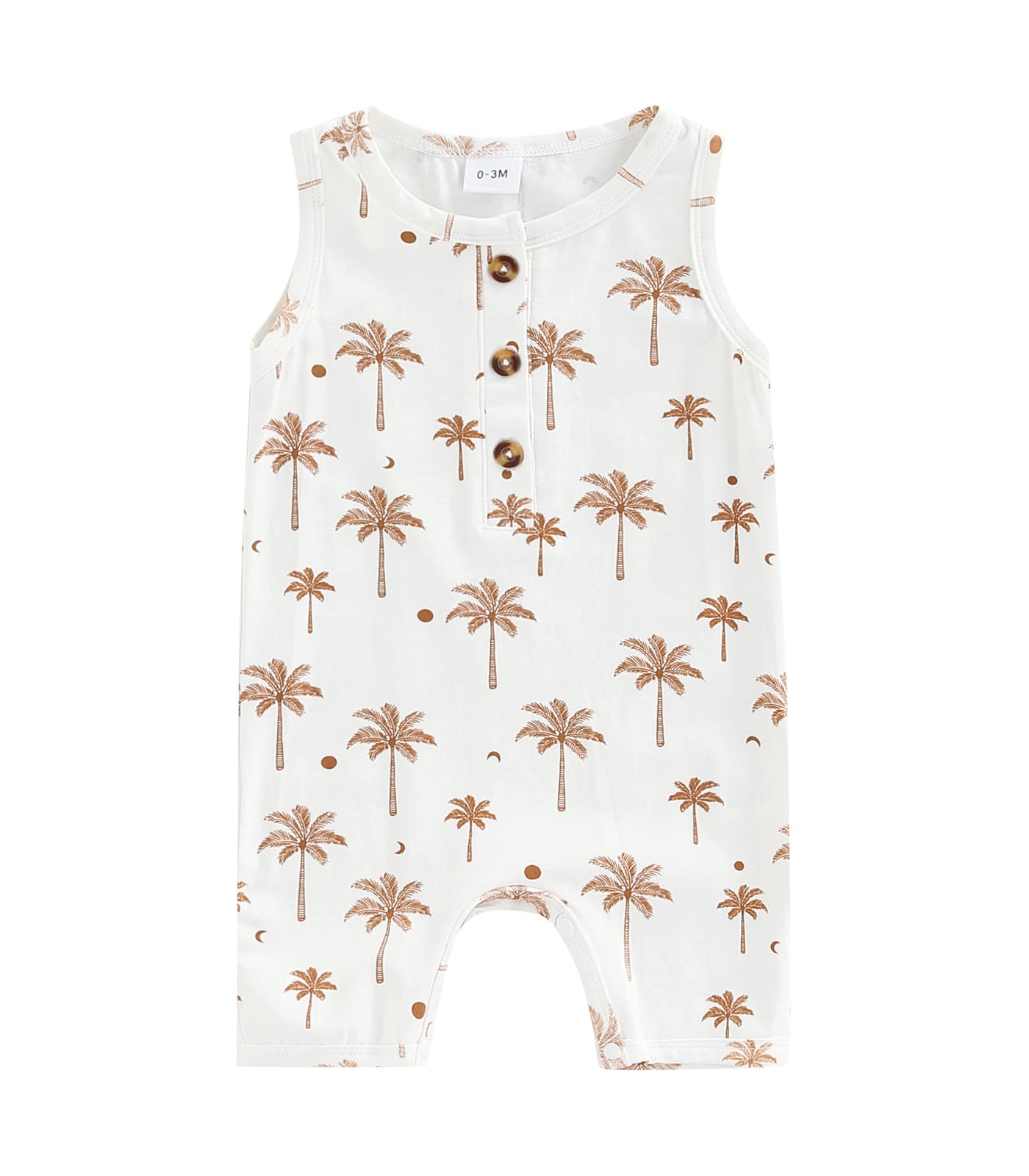 Adorable Infant Baby Clothes for Boys & Girls - Cute Cartoon Animal Print Sleeveless Romper Jumpsuit for Summer | Perfect for Playtime, Beach Outings & Family Photos