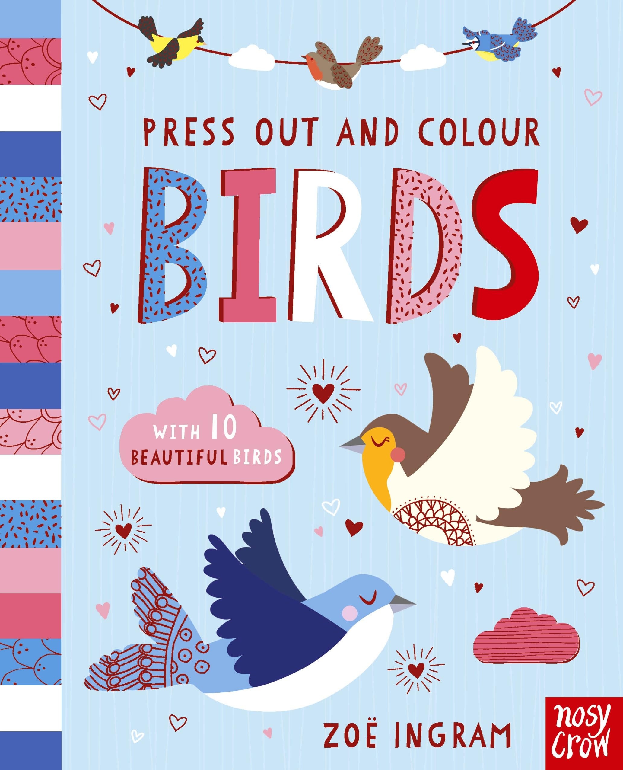 Press Out & Color Birds - DIY Bird Coloring Kit for Kids | Creative Art Activity for Home & Classroom Use