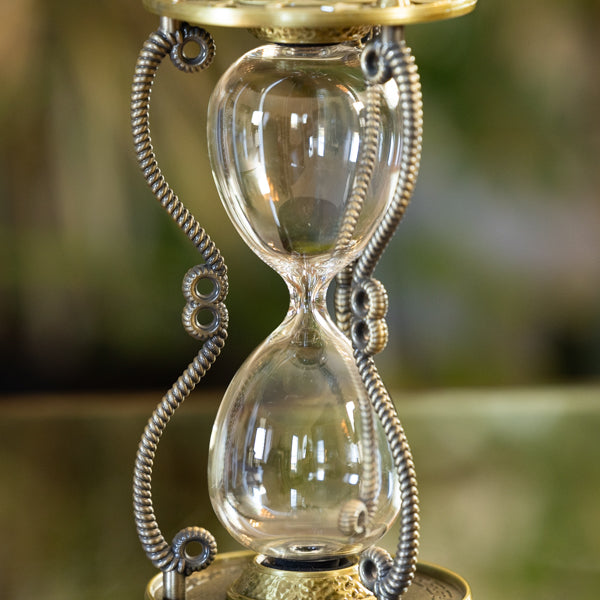 Sun and Moon Hourglass Urn - Elegant Memorial Keepsake for Ashes - Perfect for Home Memorials, Funeral Decor & Remembrance Gifts