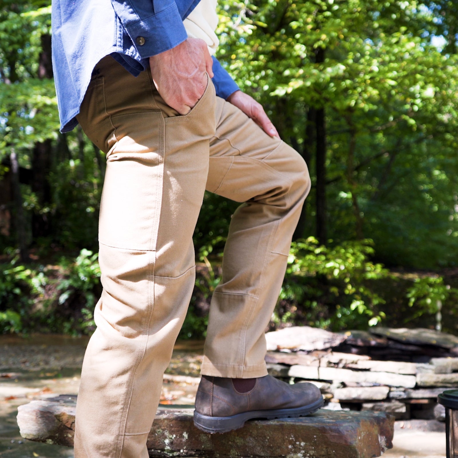 Alpine Work Pants for Men - Durable & Comfortable Heavy Duty Workwear for Construction, Landscaping & Outdoor Jobs
