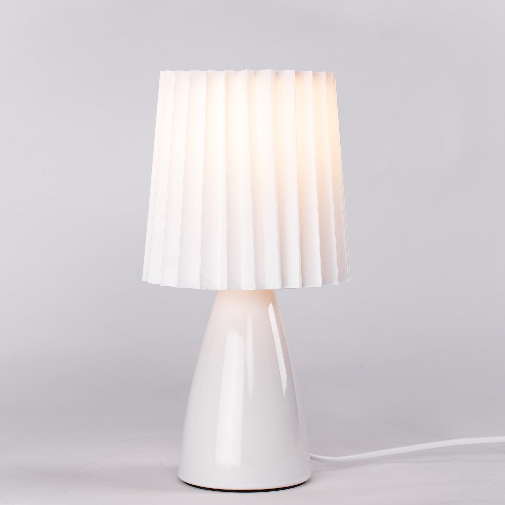 Delilah Table Lamp - Modern LED Nightstand Lamp with USB Port, Touch Control & Adjustable Brightness for Bedroom, Living Room, Office & Nursery Decor