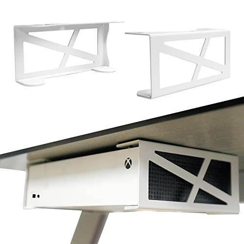Under Desk Mount for Xbox Series S - Stealthy Hidden Holder | Xbox Series S Accessories for Gaming Setup & Home Office Organization