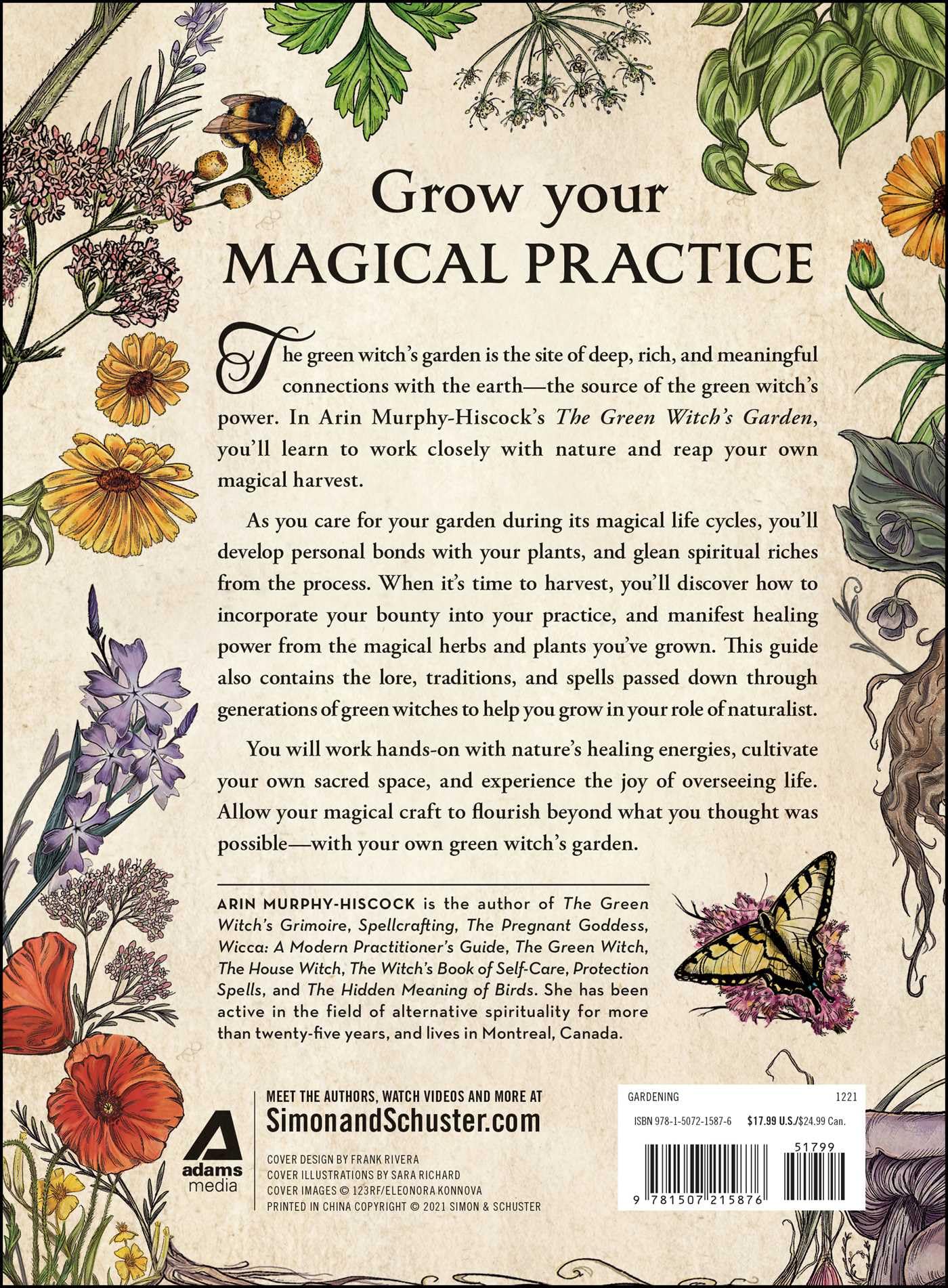 The Green Witch's Garden: Complete Guide to Creating & Cultivating a Magical Herbal Garden Space | Green Witchcraft Series | Perfect for Wiccan Altars, Moon Rituals & Spiritual Healing