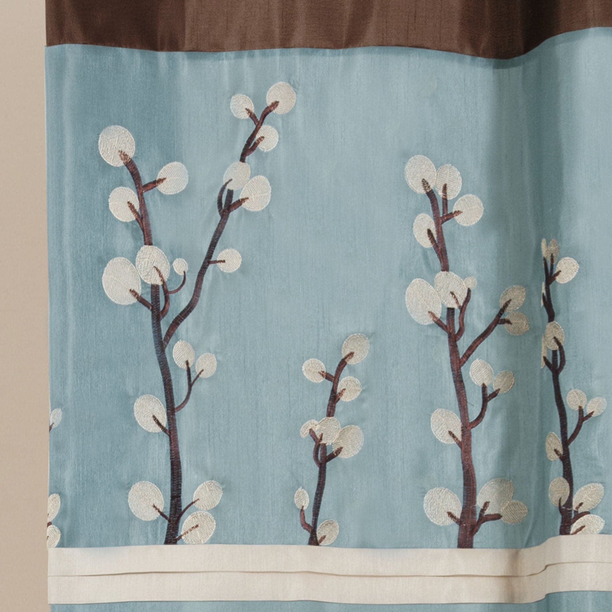 Premium Cocoa Brown Shower Curtain - Waterproof Fabric Bathroom Decor for Modern Homes | Perfect for Spa-Like Showers & Elegant Bathroom Makeovers