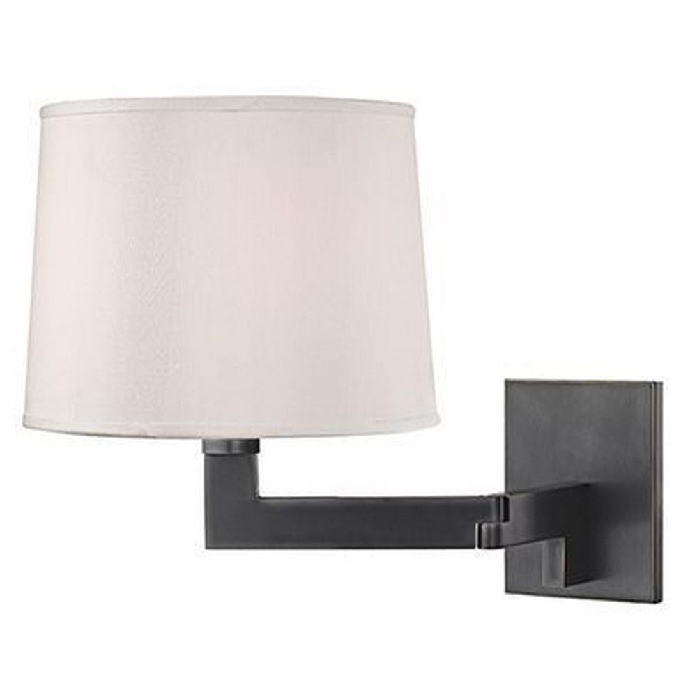 Hudson Valley Lighting Fairport One Light Wall Sconce - Old Bronze Finish - Elegant Wall Light for Bedroom, Living Room & Hallway