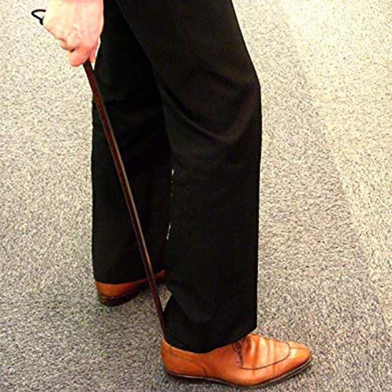 Premium Nakata Wooden Shoe Horn - 480mm Long Japanese Style Shoehorn for Easy Slip-On - Perfect for Dress Shoes, Boots & Comfortable Home Use