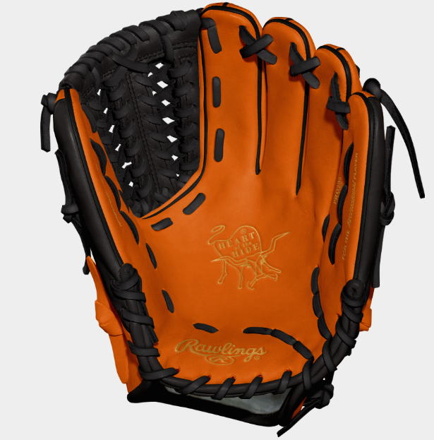 Rawlings Custom Heart of the Hide Baseball Glove - Premium Leather Mitt for Baseball Players - Perfect for Training, Games & Fielding Practice