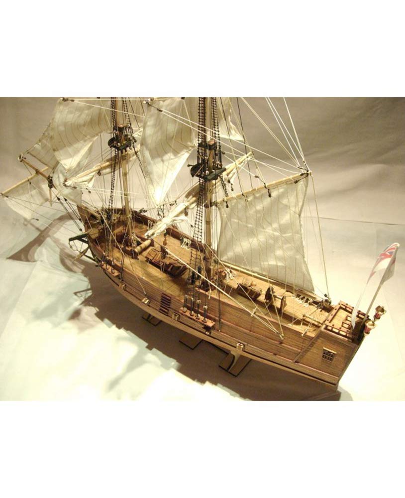 Golden Star Scale 1/100 Wooden Model Ship Kit - Premium DIY Wooden Boat Building Kit for Adults & Collectors - Perfect for Home Decoration, Gift Giving & Hobby Crafting