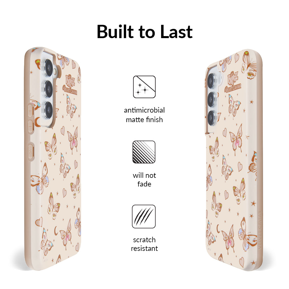 Bratz Butterfly Design Samsung Phone Case - Trendy Protective Cover for Galaxy S21, S20, Note 20 - Perfect for Teens, Fashion Lovers & Bratz Fans - Great for School, Parties & Everyday Use