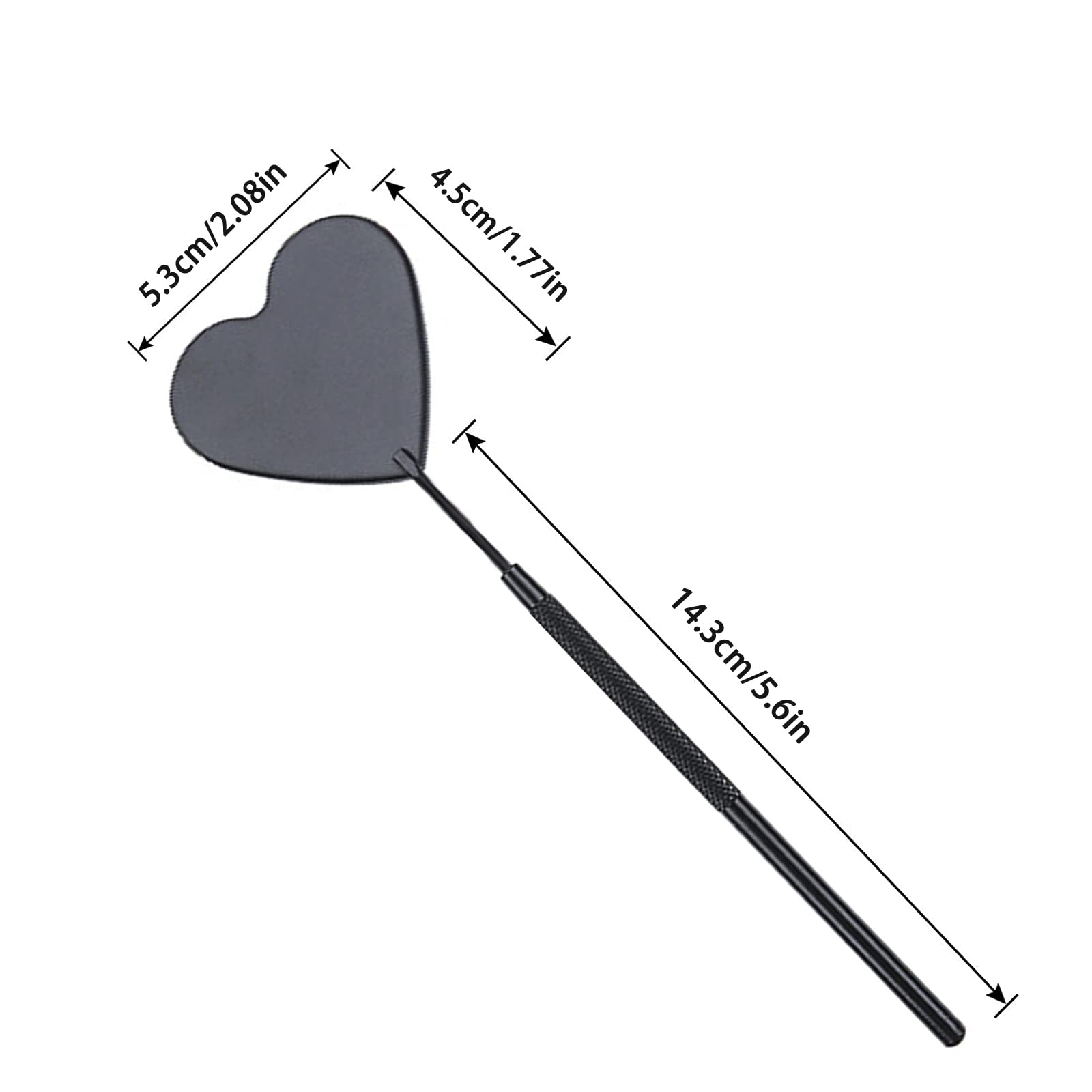 Professional Detachable Stainless Steel Eyelash Extension Mirror - Large Lash Makeup Mirror for Precise Application | Perfect for Salon, Home Use & Professional Lash Artists