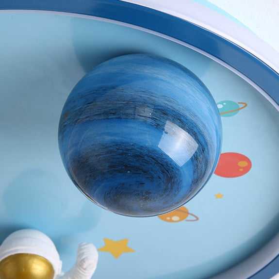 Astronaut Ceiling Light - Space Themed Kids Room Lighting for Bedroom & Nursery | Durable LED Night Light for Boys & Girls