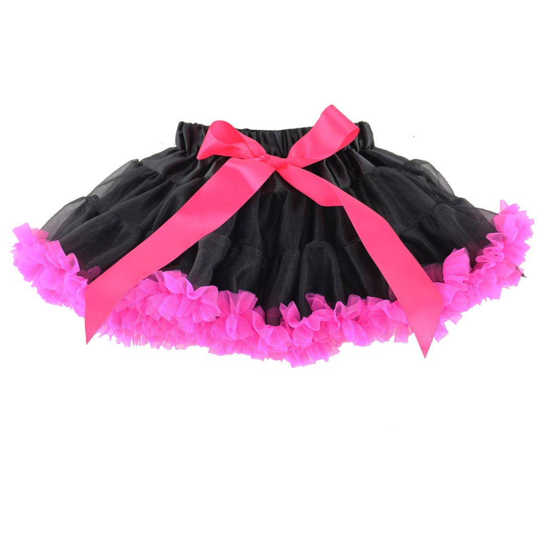 Wennikids Girls' Dance Chiffon Pettiskirt Tutu Skirt - Assorted Sizes & Colors for Ballet, Birthday Party & Photo Shoot