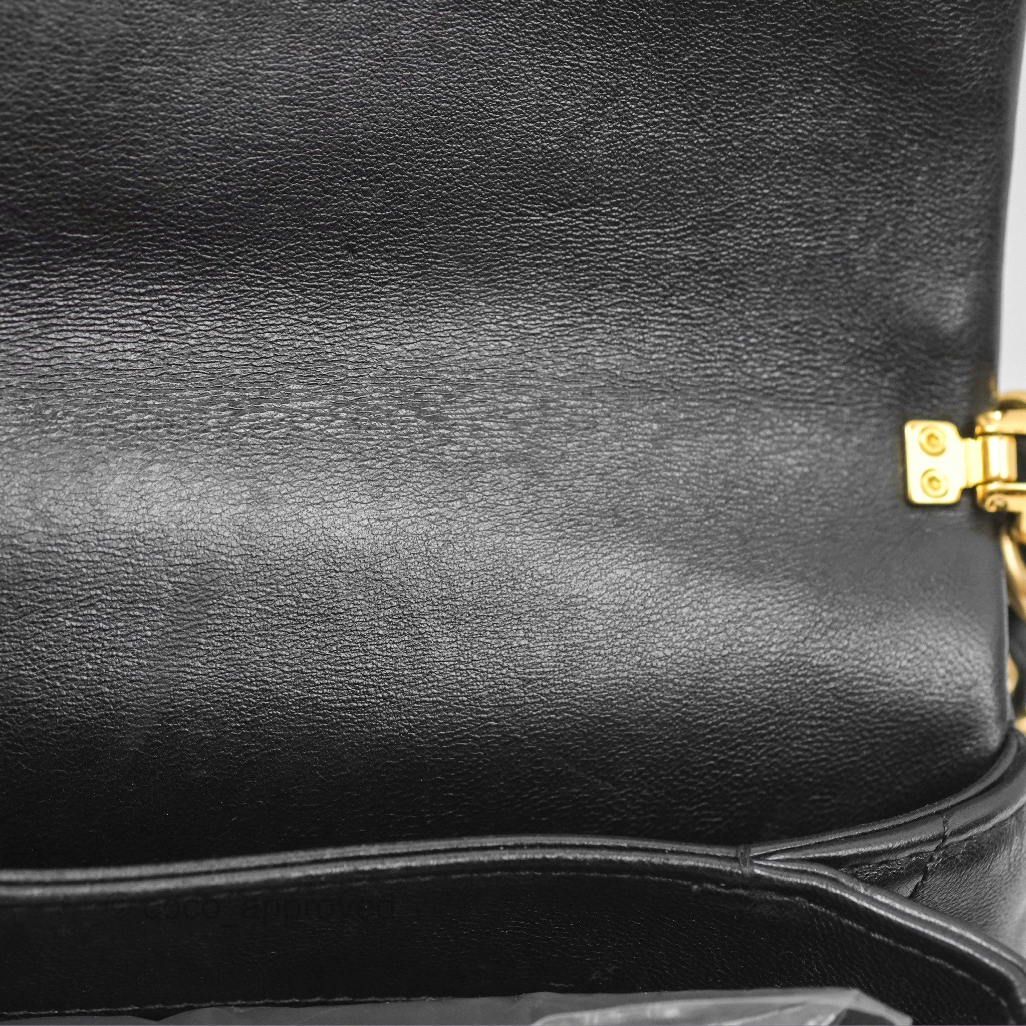 Chanel Classic Flap Bag with Chain Handle - Black Goatskin Leather & Gold Hardware | Luxury Shoulder Bag for Women, Perfect for Evening Events & Date Nights