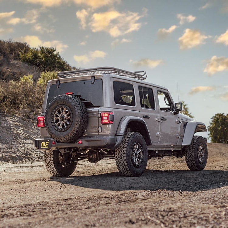 2021-2023 Jeep Wrangler Rubicon 392 MagnaFlow Rock Crawler Series Cat-Back Exhaust System - Off-Road Performance Upgrade for Jeep 4x4 Adventures