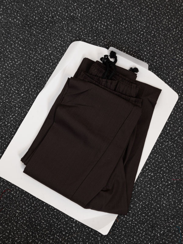 Stylish Blended Brown Kurta Trouser by J. Junaid Jamshed - Perfect for Eid, Weddings & Casual Wear