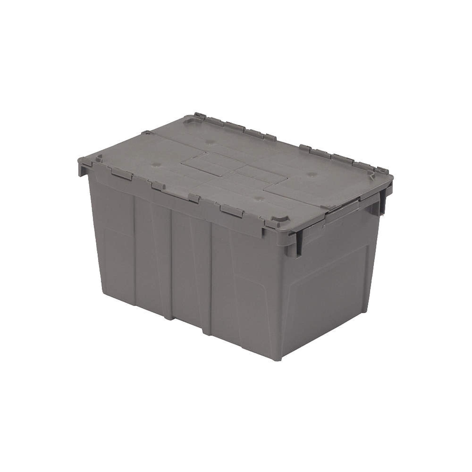 1.4 Cu Ft Airtight Storage Container with Attached Lid - Gray - Perfect for Kitchen Pantry Organization & Food Storage