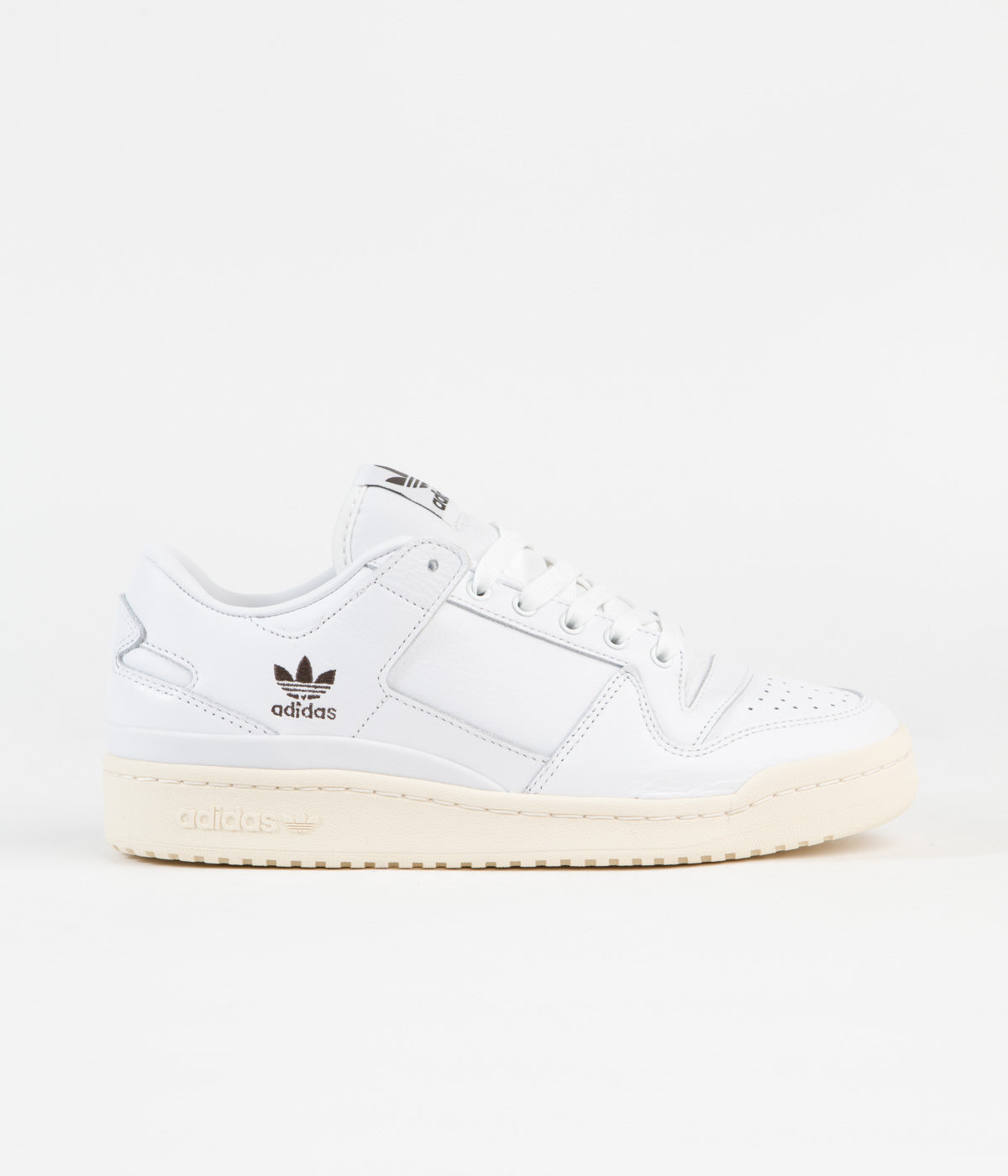 Adidas Forum 84 Low Adv Sneakers - White & Shadow Olive Colorway | Men's Casual Shoes for Streetwear & Everyday Wear