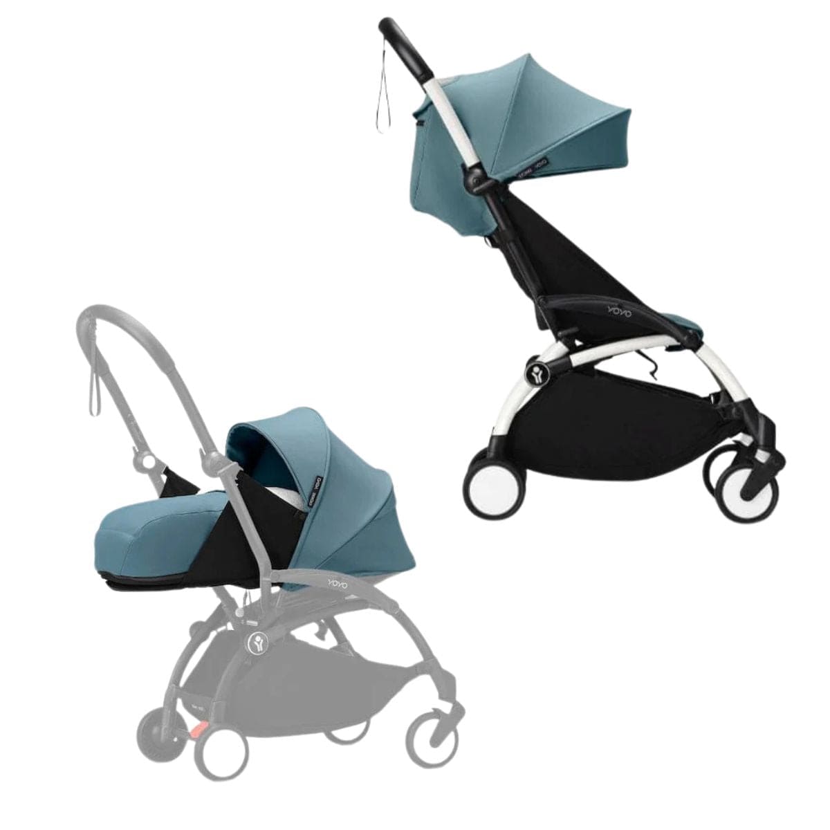 Stokke YOYO3 0+ & 6+ Complete Baby Stroller - Lightweight Travel Stroller for Newborns to Toddlers | Perfect for Air Travel, City Walks & Everyday Use