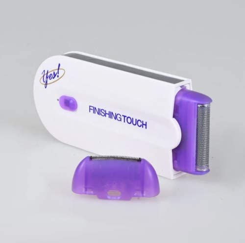 Women's Laser Rechargeable Epilator - Pain-Free Hair Removal Device with Smooth Touch & Sensor Light Technology | White | Medium Packaging | Perfect for Smooth Legs, Underarms & Bikini Line at Home