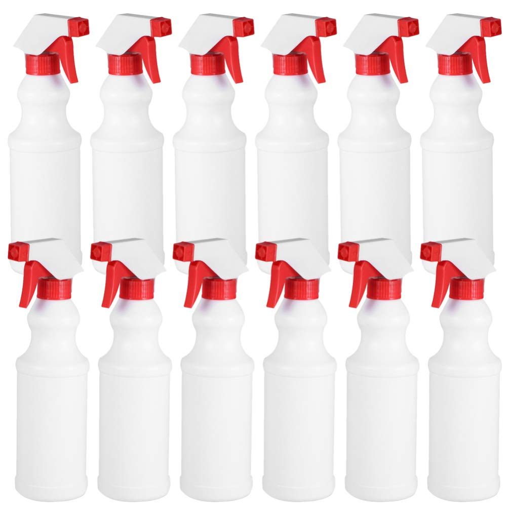 ULTECHNOVO 12 Pack Empty Mist Spray Bottles - Refillable Perfume Atomizer, Fine Water Mister for Essential Oils, Hair, Skincare & Travel (Great for DIY Beauty, Aromatherapy & Home Use)