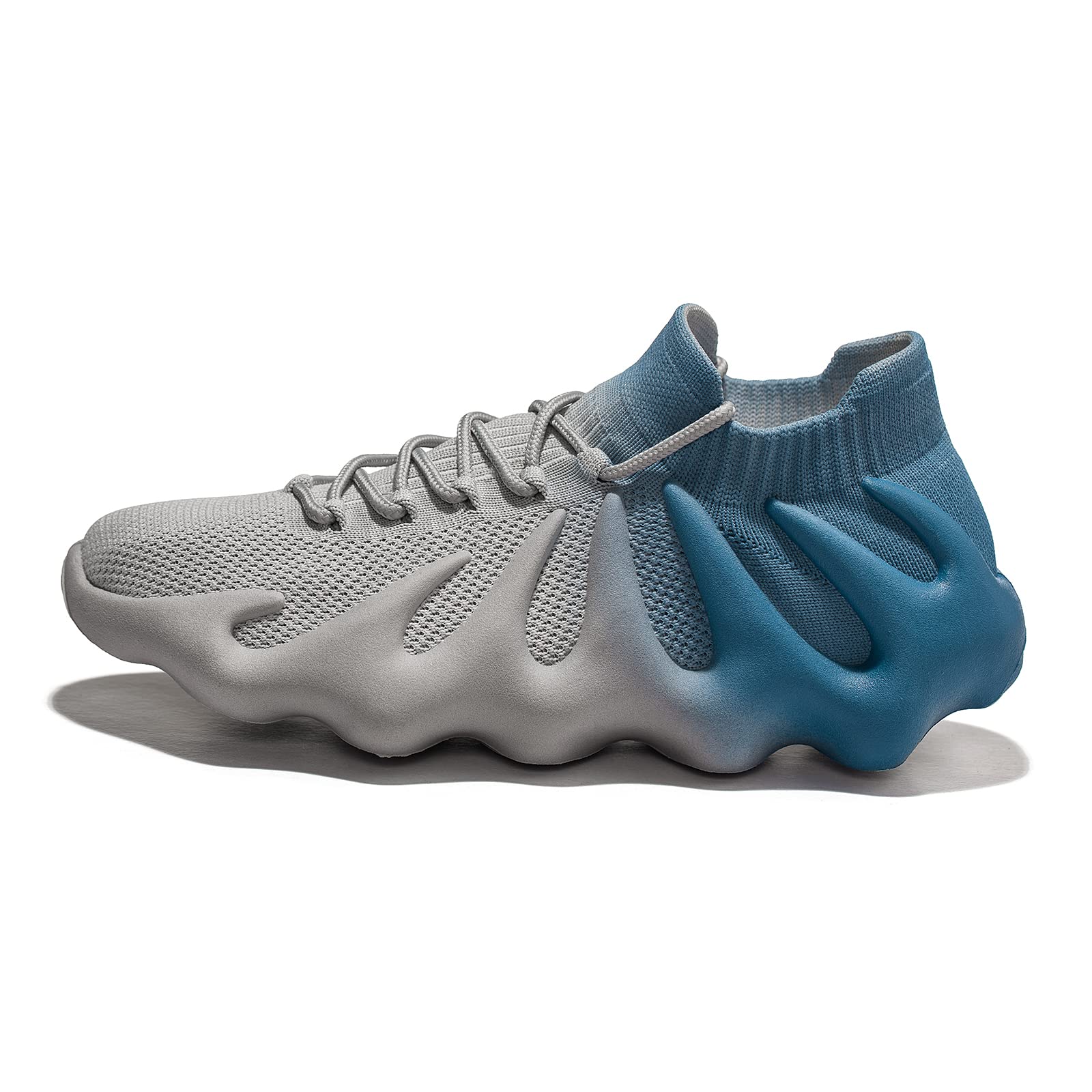 Men's & Women's Breathable Knit Running Sneakers - Lightweight Foam Hypesoft Gym Shoes with Non-Slip Sole for Workout, Jogging & Casual Wear