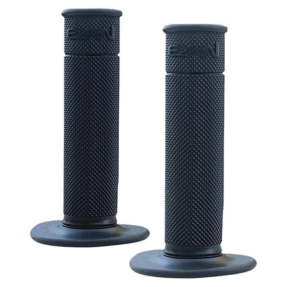 Mika 50/50 Density 1/3 Waffle Grips Black - Premium Workout & Gym Gloves for Weightlifting, CrossFit, and Fitness Training