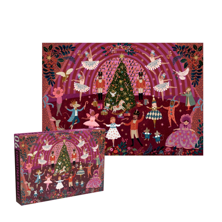 Christmas Ballet 1000 Piece Jigsaw Puzzle - Holiday Family Activity & Home Decor for Adults and Teens