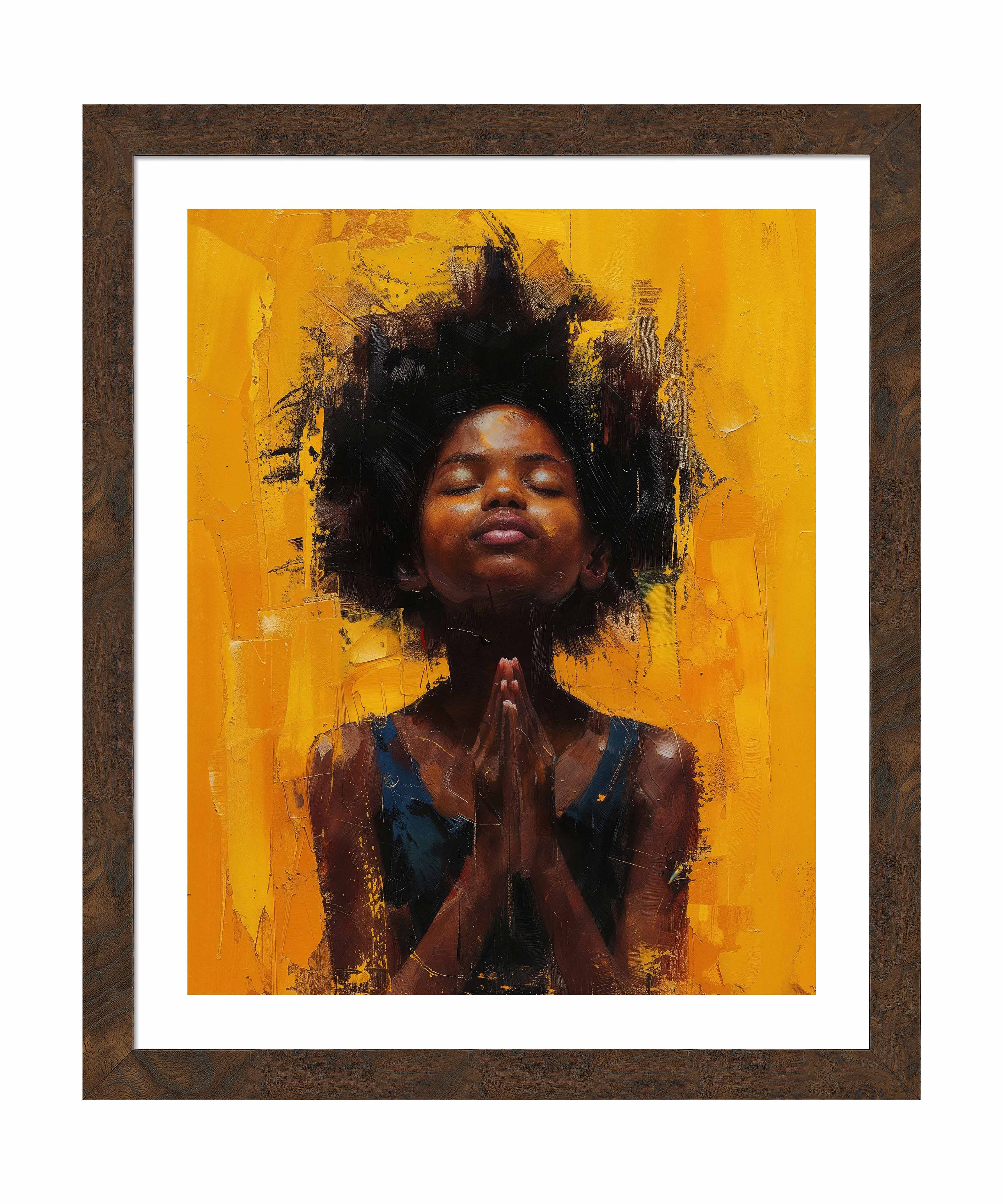 Devotional Art Prints with Candlelight - Perfect for Home Decor, Meditation Spaces & Spiritual Gifts