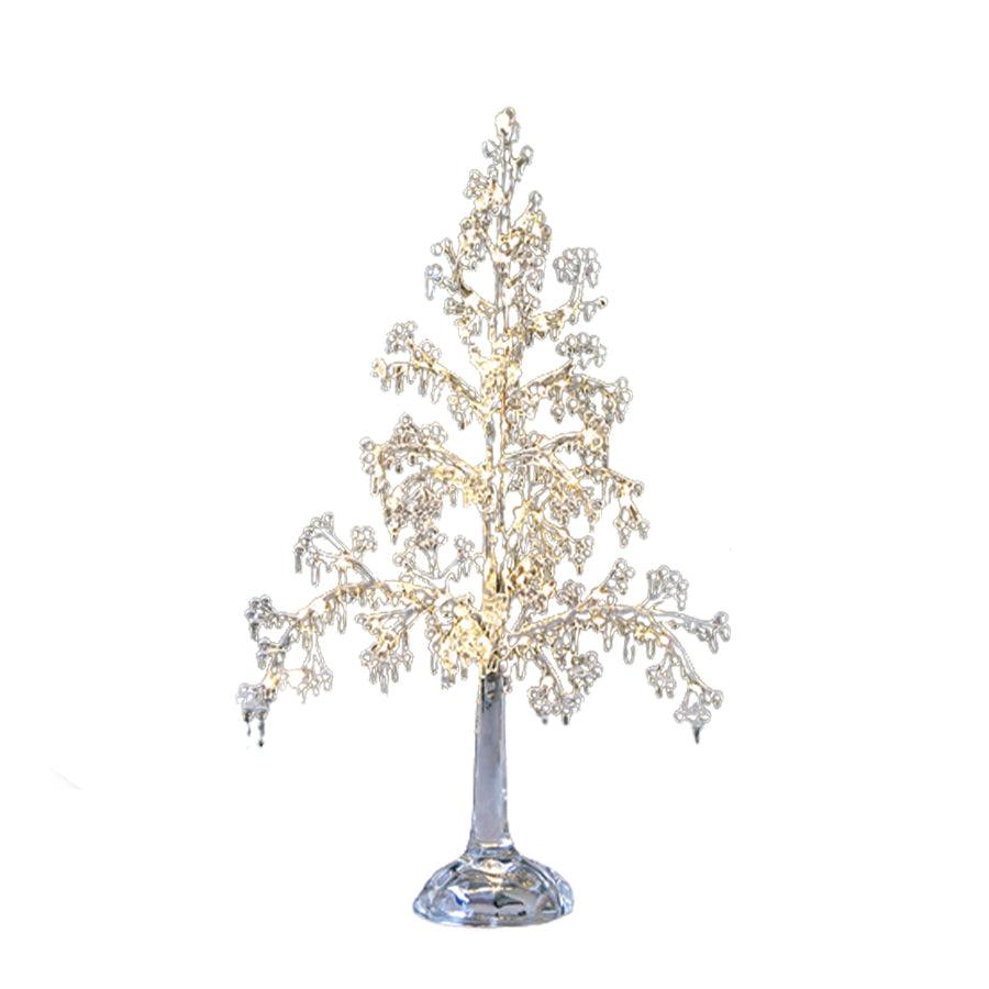 HARMONIER XMAS LED Desktop Crystal Tree - 51cm (480g) - Perfect Holiday Decor for Home, Office & Christmas Party Decoration