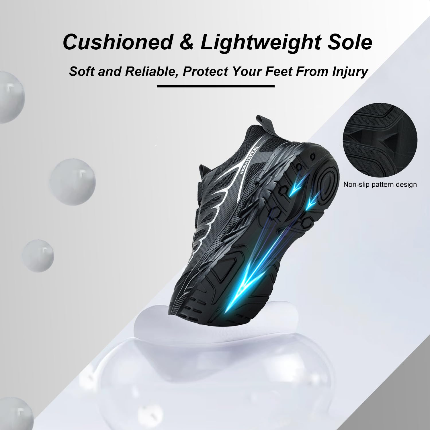 **Hogent Men's Steel Toe Work Shoes - Anti-Puncture, Lightweight & Comfortable Safety Sneakers with Composite Toe for Construction, Warehouse & Outdoor Work**