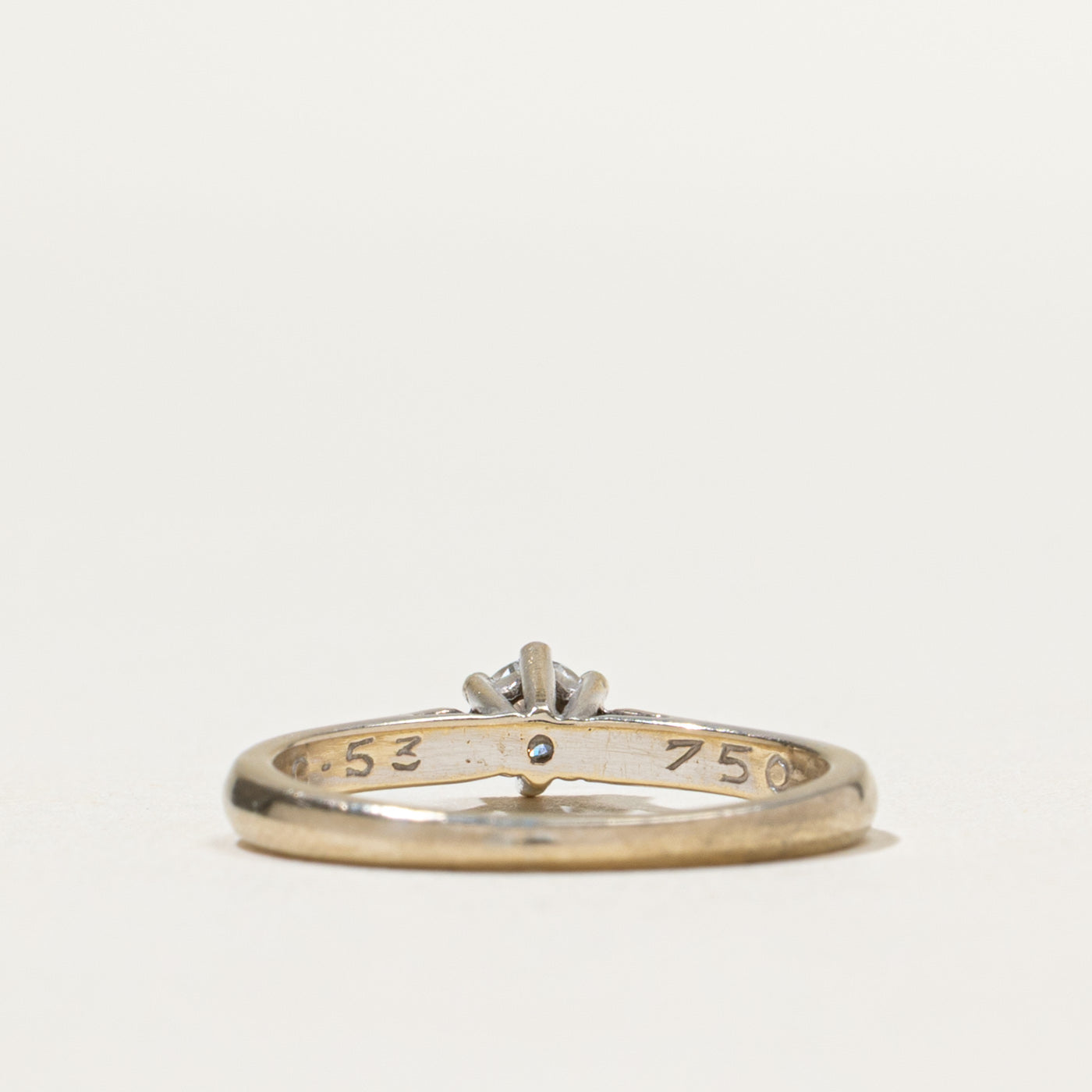 0.20ct Solitaire Diamond Ring for Women - Size 4.5 - Elegant Engagement & Wedding Band - Perfect for Proposals, Anniversaries, and Special Occasions