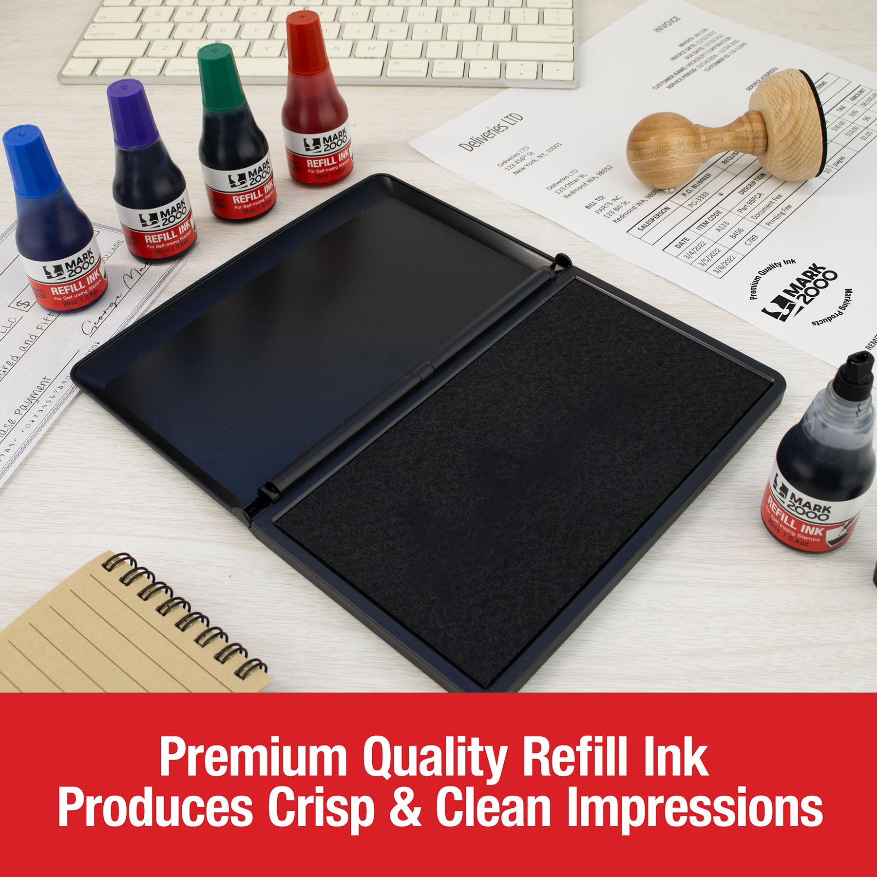 Premium Black Ink Stamp Pad - 2