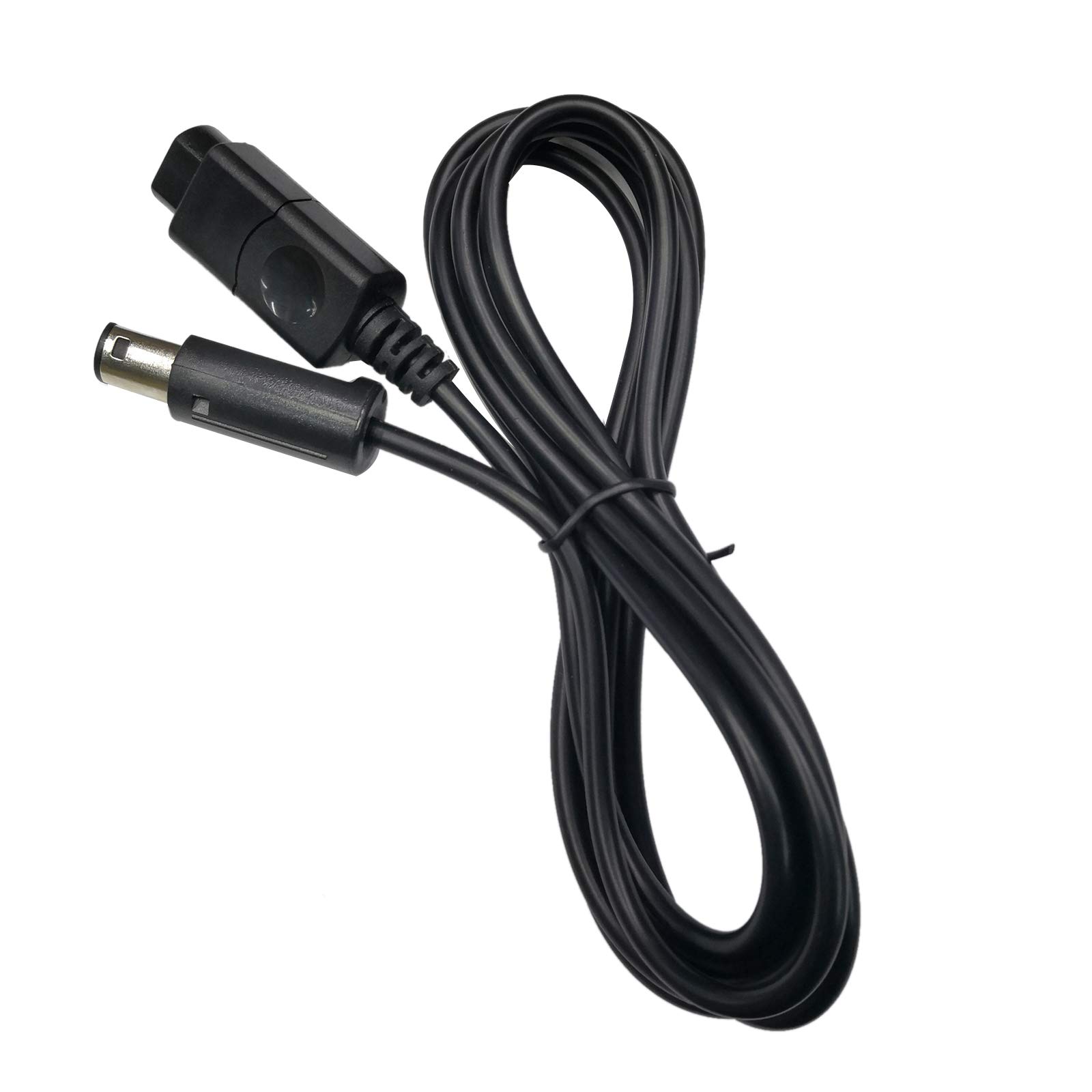 2-Pack 1.8m GameCube Controller Extension Cables - Compatible with Nintendo GameCube Controllers - Perfect for Gaming Setups, Multiplayer Sessions & Console Modding
