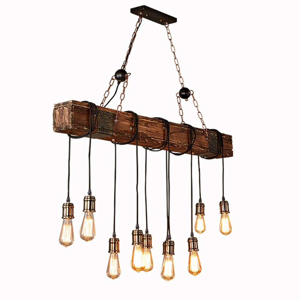 Farmhouse Wooden Chandelier - 66