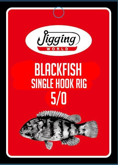 Jigging World Blackfish Rigs - Premium Saltwater Fishing Rigs for Tautog & Blackfish - Perfect for Offshore & Inshore Fishing Trips