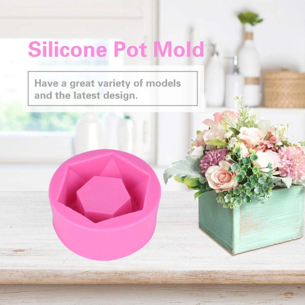 Premium Silicone Candle Mold & Flower Pot - Versatile Candle Holder, DIY Soap Making Mold, Succulent Planter (BK1077) | Perfect for Home Decor, Wedding Centerpieces & Handmade Craft Projects