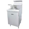 150,000 BTU Commercial Natural Gas Fryer - High-Power Restaurant & Food Truck Deep Fryer for Crispy Fried Chicken, Fish & French Fries