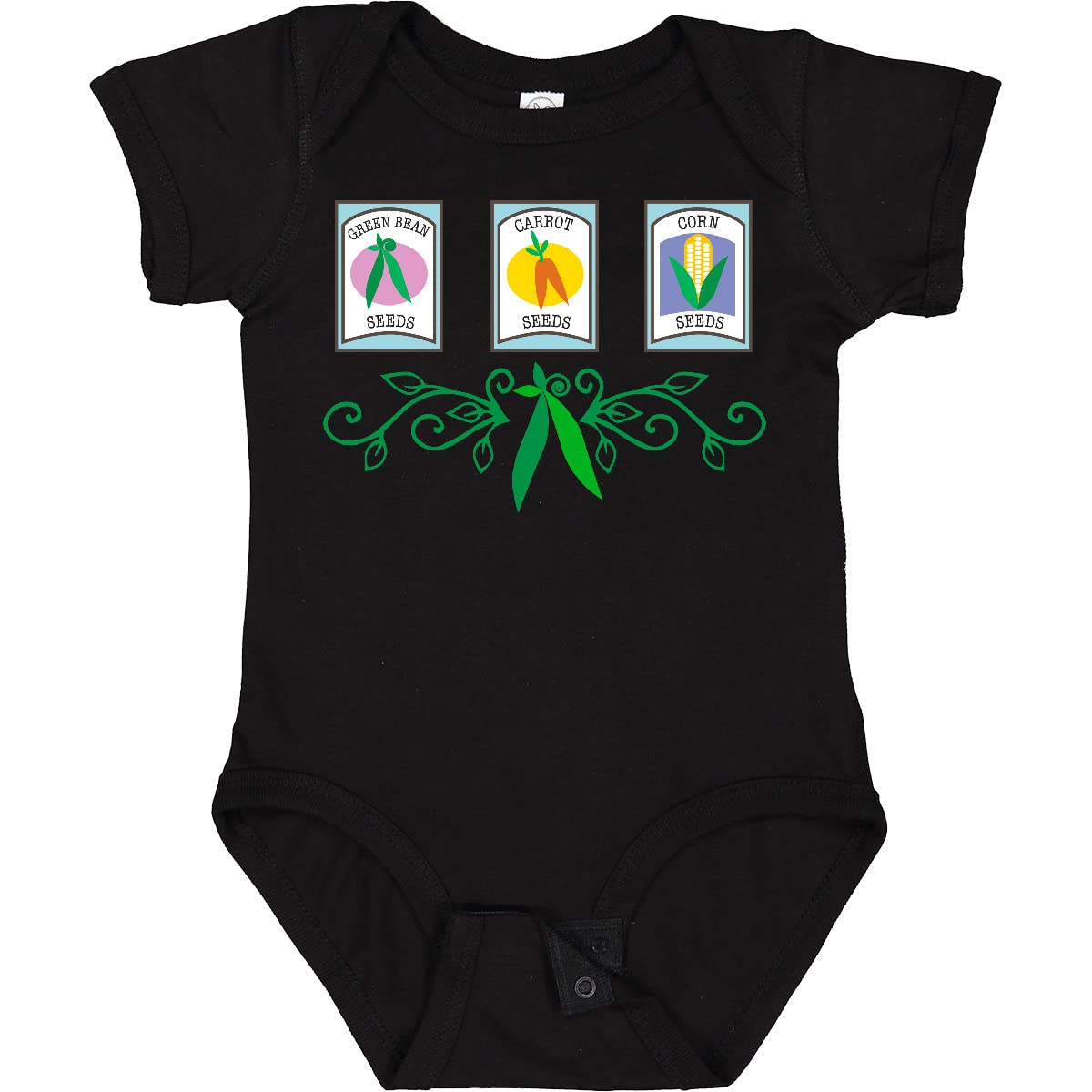 Inktastic Gardener Vegetable Gardening Baby Bodysuit - Organic Cotton Onesie for Infants & Toddlers - Perfect for Garden Enthusiasts, Outdoor Activities & Family Photos