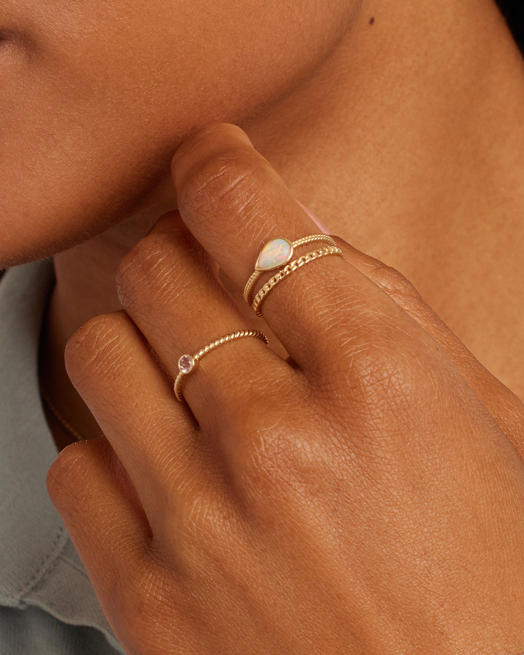 14K Gold Wilder Ring for Women - Elegant Stackable Dainty Ring for Everyday Wear, Gift Giving & Special Occasions