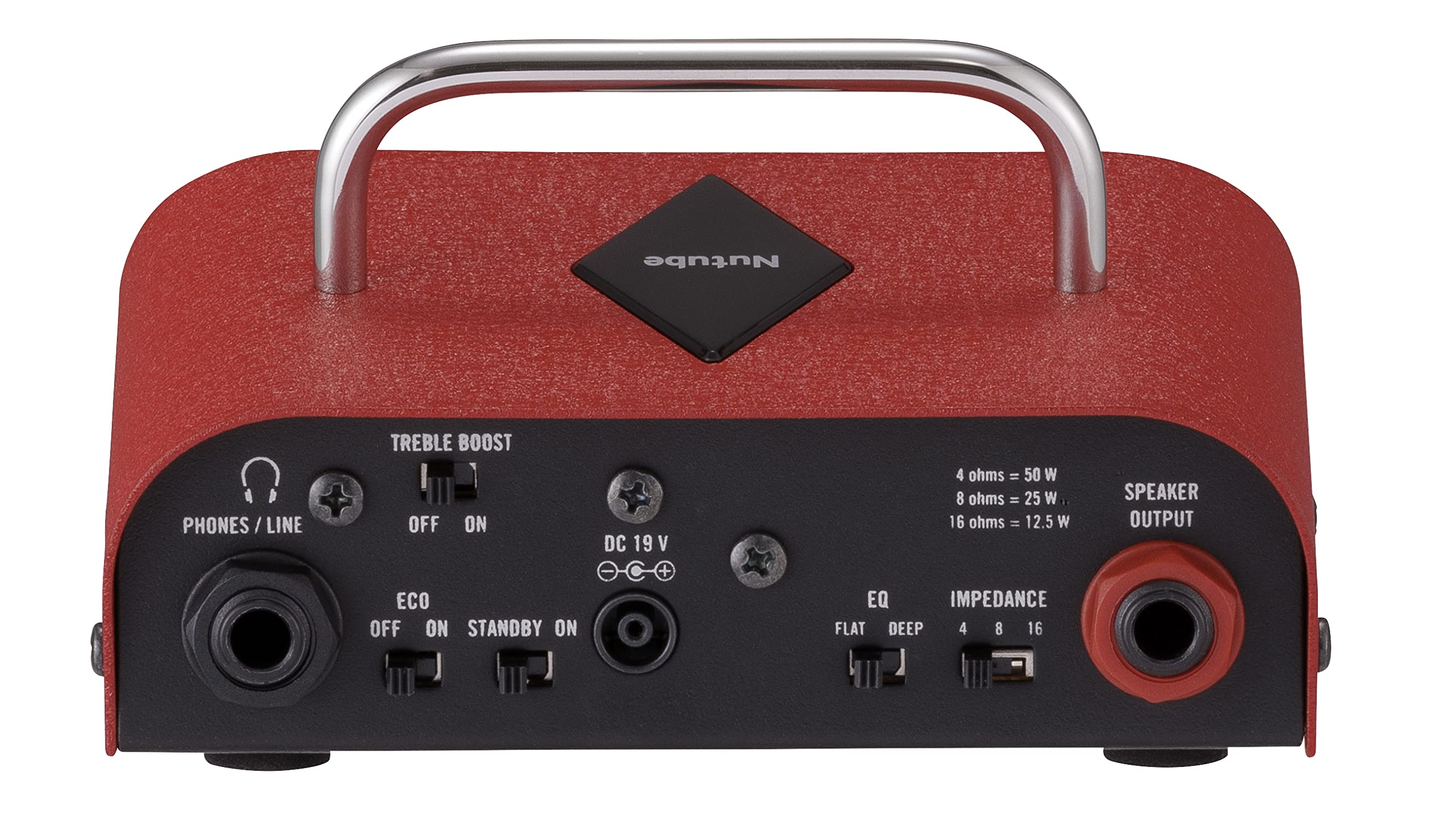 Vox MV50BM Mini Electric Guitar Amplifier - Compact & Portable, Red | Perfect for Home Practice, Studio Recording & Traveling Musicians